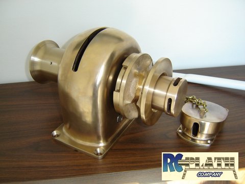 Polished Bronze, Hand-Operated. The Most Popular Plath Windlass for Sailboats.